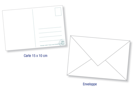 Postcard Kit Stickers "Child Heart" - 1 - Story Stickers and Decorations - 10doigts.com - Story Stickers and Decorations – 10doigts.fr