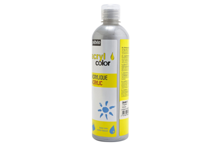 Pébéo Silver Acrylic - Satin Finish Acrylic Paint – 10doigts.fr