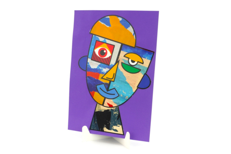 Strong Card Shapes “Deconstructed Face” - 108 Shapes - 7 - A Creative Year: 365 Creative Activities to Do - 10doigts.com - A Creative Year: 365 Creative Activities to Do – 10doigts.fr