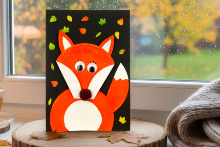 Actividad Otoño Zorro Aqssiette - Actividades manuales Otoño – 10doigts.fr