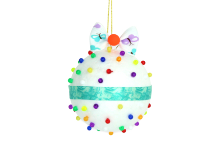 Christmas Bauble with Plastic Pins - 5 - Christmas Crafts - 10doigts.com - Christmas Crafts – 10doigts.fr