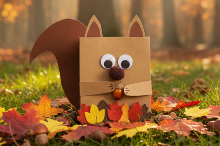 Actividad Ardilla Otoño Niño - Actividades manuales Otoño – 10doigts.fr