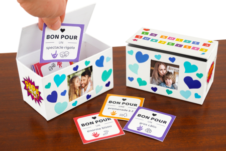 White Cardboard Photo Frame Box - Cardboard Boxes and Baskets – 10doigts.fr