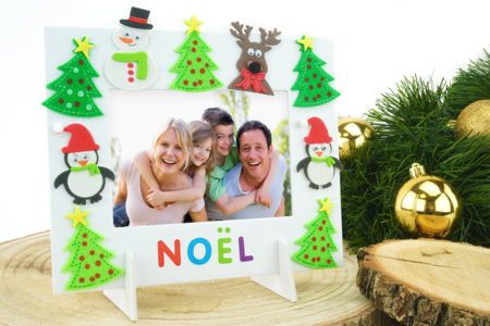 Christmas Frame with Characters - 0 - Christmas Craft Activities - 10doigts.com - Christmas Craft Activities – 10doigts.fr