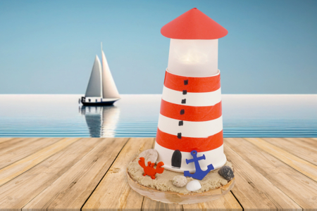 Luminous Sea Lighthouse - 0 - Kids Crafts Activities - 10doigts.com - Handicrafts Activities – 10doigts.fr