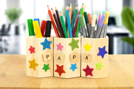 Dad's Pencil Holder - 3 Compartments - 3 - Father's Day Crafts - 10doigts.com - Father's Day Crafts – 10doigts.fr