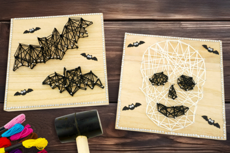 Actividad Infantil Halloween String Art - Actividades manuales Halloween – 10doigts.fr