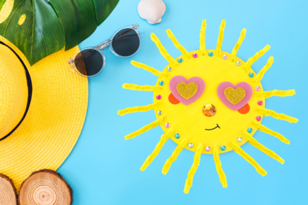 Sun with Caterpillars - 1 - Summer Crafts - 10doigts.com - Summer Crafts – 10doigts.fr