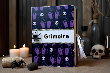 Children's Halloween grimoire craft activity - Halloween Crafts – 10doigts.fr
