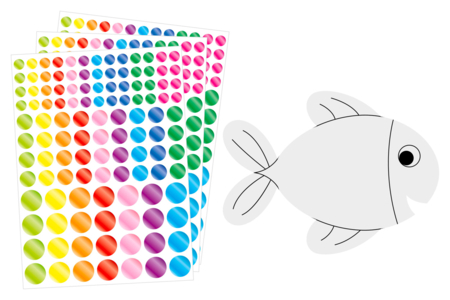 Sticker Kit: Shapes of Your Choice + Stickers - 8 - Creative Sticker Kits - 10doigts.com - Creative Sticker Kits – 10doigts.fr