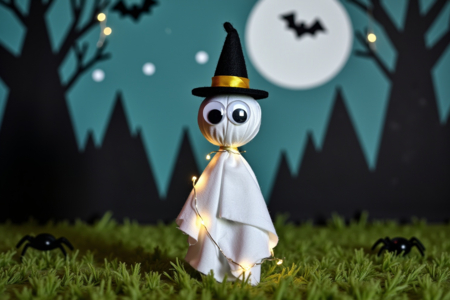 Actividad halloween niño fantasma - Actividades manuales Halloween – 10doigts.fr