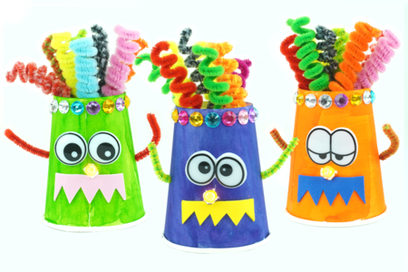 Actividad Halloween Monstruos - Actividades manuales Halloween – 10doigts.fr