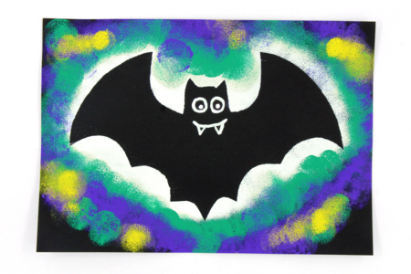 Actividades de Manualidades Halloween Murciélago - Actividades manuales Halloween – 10doigts.fr