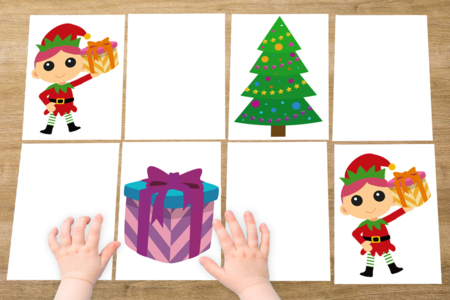 Giant Christmas Memory Game - 1 - Christmas Crafts - 10doigts.com - Christmas Crafts – 10doigts.fr