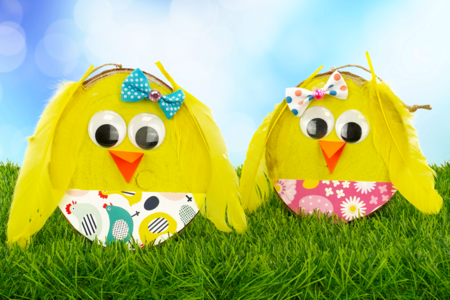 Actividad Pascua Niños Pollito - Actividades manuales DIY Pascua – 10doigts.fr