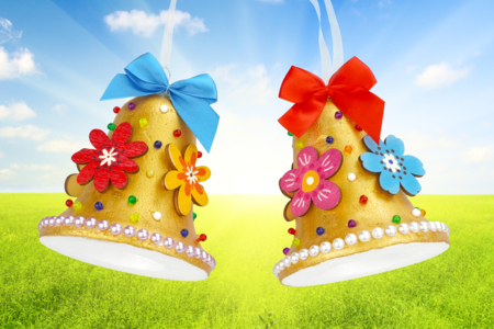 Hanging Easter Bells - 0 - DIY Easter Crafts - 10doigts.com - DIY Easter Crafts – 10doigts.fr