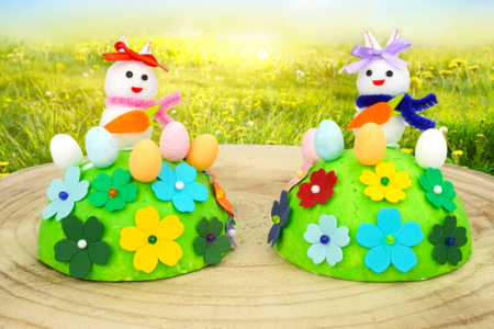 Easter Bunny Hiding His Eggs - 2 - DIY Easter Crafts - 10doigts.com - DIY Easter Crafts – 10doigts.fr