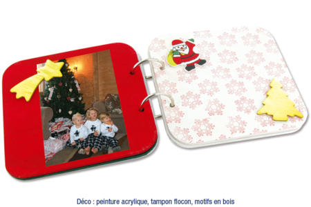 Square Wooden Photo Album - 15 - Albums and Notebooks - 10doigts.com - Albums and Notebooks – 10doigts.fr