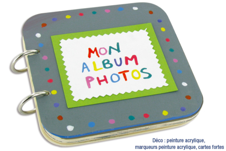 Square Wooden Photo Album - Albums and Notebooks – 10doigts.fr