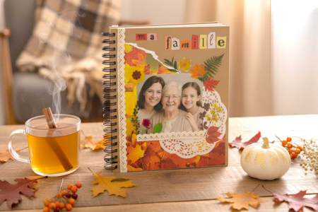 álbum scrap otoño - Actividades manuales Deco casa DIY – 10doigts.fr