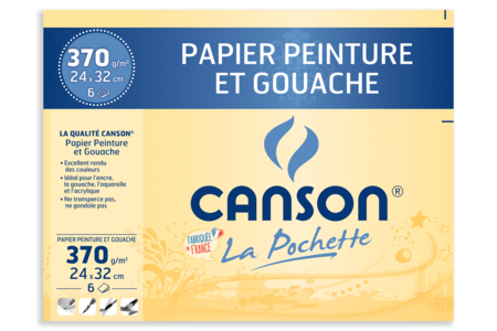 Canson Painting Paper - 6 Sheets - 1 - Painting Papers - 10doigts.com - Painting Papers – 10doigts.fr