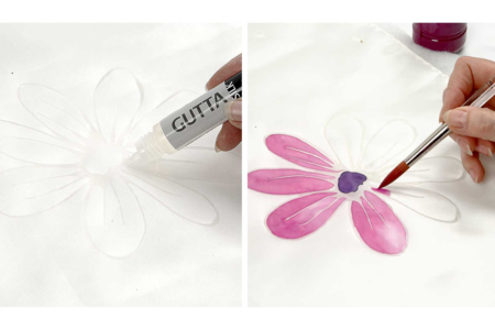 Silk Square 28 x 28 cm - 5 - Silk Painting - 10doigts.com - Silk Painting – 10doigts.fr