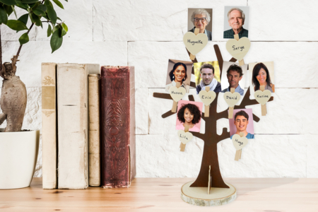 Árbol soporte de joyas de madera - 18 cm - Cajas y soportes para joyas – 10doigts.fr