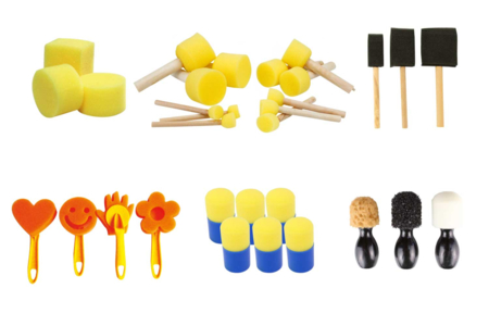 asortimento gigante de sellos de espuma - Tampones de espuma, esponjas – 10doigts.fr