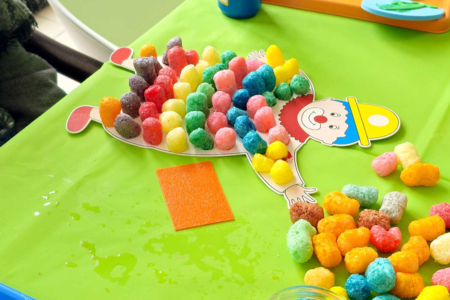 Clown Card Kit + 500 Corn Flakes - 8 Pieces - 2 - Magic maize - 10doigts.com - Magic maize – 10doigts.fr