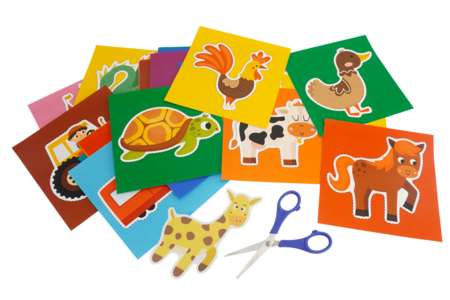 Taller de corte - 50 patrones para aprender a recortar  - Kits educativos – 10doigts.fr