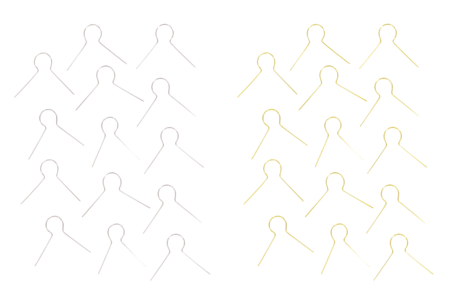 Encuadernadores metálicos a pinchar para suspensión - Clavos y alfileres – 10doigts.fr