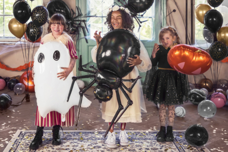 XXL Spider Balloon in Aluminum - 2 - Halloween Balloons - 10doigts.com - Halloween Balloons – 10doigts.fr