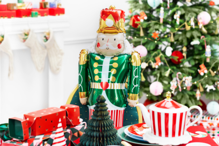 XXL Nutcracker Aluminum Balloon - 2 - Balloons, garlands, streamers - 10doigts.com - Balloons, garlands, streamers – 10doigts.fr