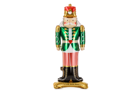 XXL Nutcracker Aluminum Balloon - 1 - Balloons, garlands, streamers - 10doigts.com - Balloons, garlands, streamers – 10doigts.fr