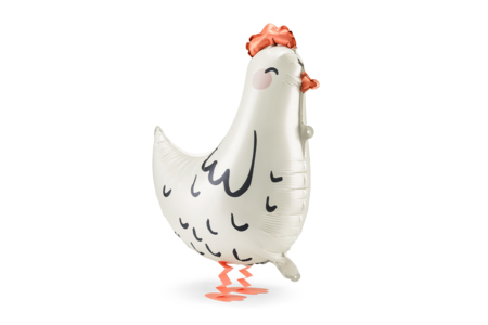 XXL Aluminum Chicken Balloon - 1 - Easter Decorative Accessories - 10doigts.com - Easter Decorative Accessories – 10doigts.fr
