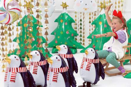 XXL Aluminum Christmas Tree Balloon - 2 - Balloons, garlands, streamers - 10doigts.com - Balloons, garlands, streamers – 10doigts.fr