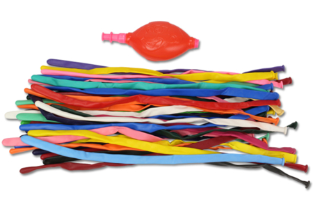 Globos de látex, Globos de modelar - Globos, guirnaldas, serpentinas – 10doigts.fr