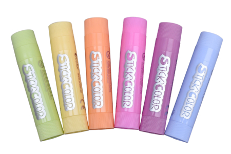 Solid Gouache Sticks, Pastel - 6 Colors - 1 - Solid Gouache Paint - 10doigts.com - Solid Gouache Paint – 10doigts.fr