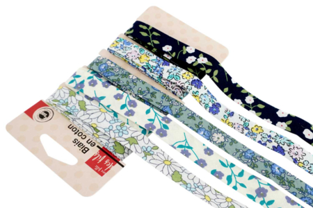 Bies de algodón Liberty - Set de 5 bobinas - Cintas y sesgos – 10doigts.fr