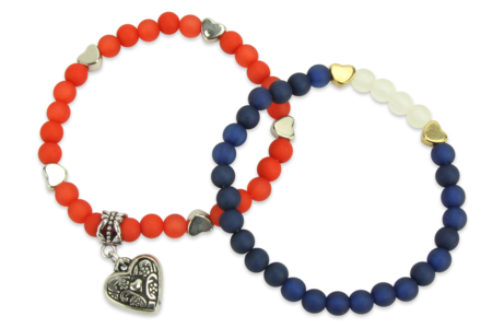 abalorios corazón - Abalorios Intercalados – 10doigts.fr