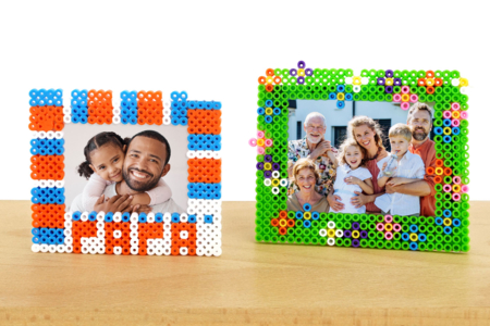 Manualidades Fiesta Padres Niños Marco Perlas Planchar - Manualidades día de la madre – 10doigts.fr