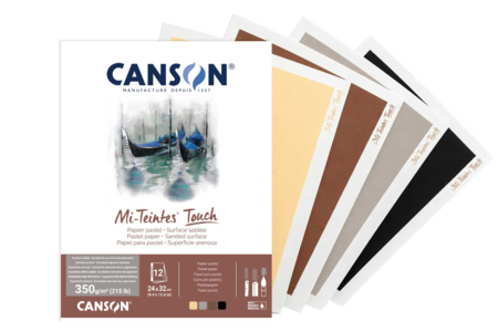 Canson Mi-Teintes Touch Pad 24 x 32 cm - Drawing Papers – 10doigts.fr
