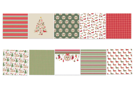 bloc de papel artemio navidad woofy - Papel de temporada – 10doigts.fr