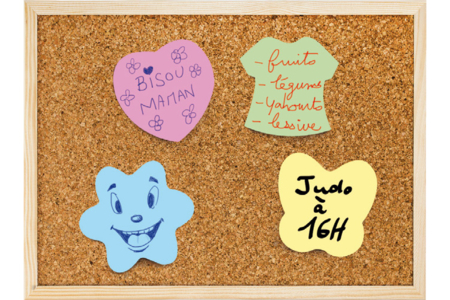 Notas adhesivas reposicionables, colores pastel coordinados - Bloc de notas – 10doigts.fr