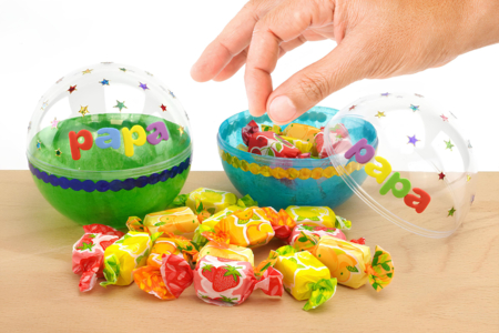 Transparent Plastic Balls - 5 Pieces - Christmas Garland and Ornaments – 10doigts.fr