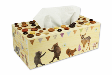 Caja de pañuelos de madera - Cajas de madera – 10doigts.fr