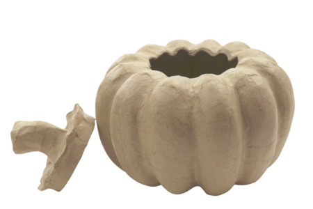 Paper Mache Pumpkin Box - 14 cm - 5 - Halloween Decoration Stands - 10doigts.com - Halloween Decoration Stands – 10doigts.fr