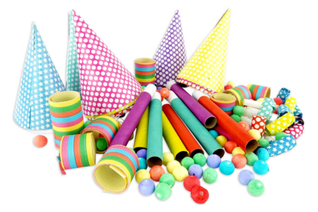 caja de cotillón y sombreros - Novedades Carnaval 2026 – 10doigts.fr