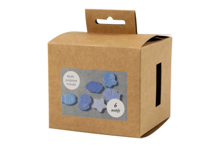 Plastic Molds, Ocean Theme - 6 Pieces - 3 - Molds for plaster, soap, concrete ... - 10doigts.com - Molds for plaster, soap, concrete ... – 10doigts.fr