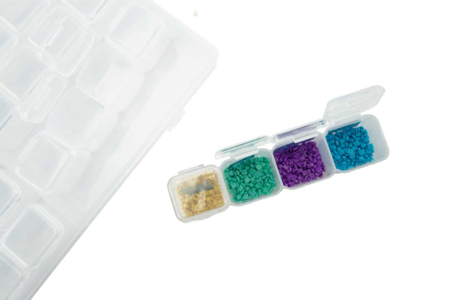 caja de perlas diamond painting - Organizadores de costura y joyería – 10doigts.fr